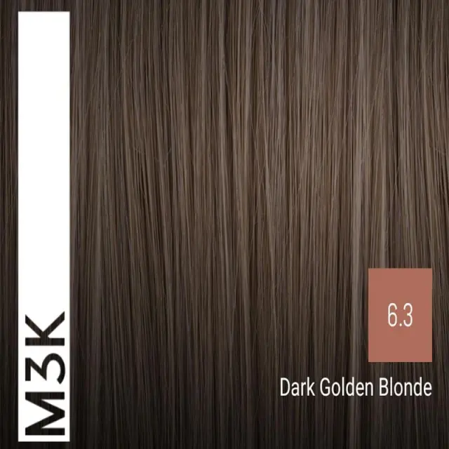Sensus M3K Permanent Hair Color 6.3 Dark Golden Blonde 100ml - (μόνιμη βαφή ντορέ ξανθό σκούρο) 2