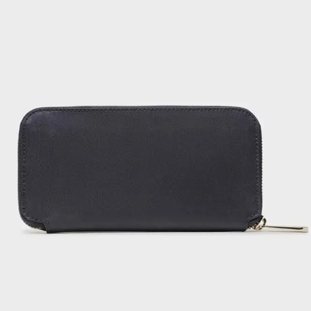 Tommy Hilfiger - Γυναικείο Πορτοφόλι Large Textured Monogram AW0AW14630-DW6 Μπλε Σκούρο 2