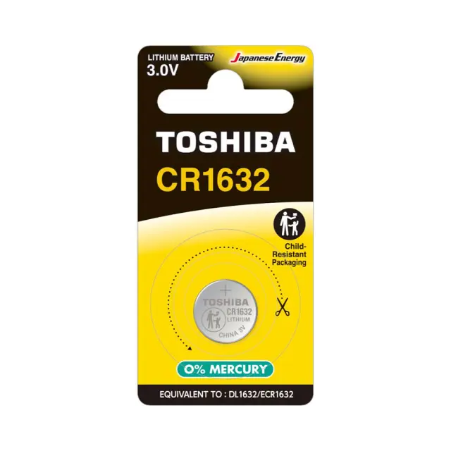 Μπαταρία Λιθίου Toshiba Lithium Battery 3V CR1632 2