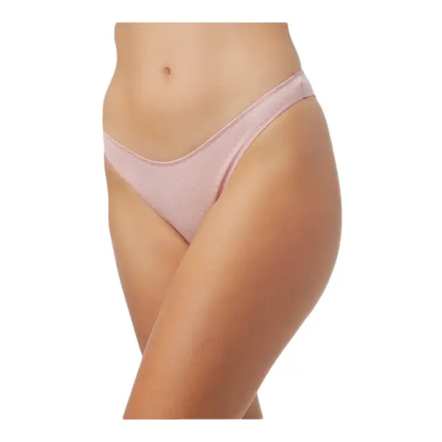 Minerva Γυναικείο Slip Miss Rio Invisible - Διπλό Πακέτο, Χρώμα Grey Mel-Pink Dots 2