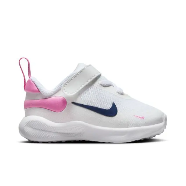 Nike Revolution 7 (TDV) (FB7691-103) - Λευκό-Ροζ - 22