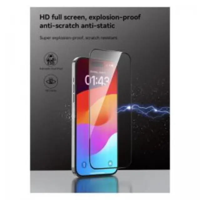 Tempered Glass Full Face Dust-Proof Devia Apple iPhone 15 Plus Van Διάφανο (1 τεμ.) N62866 3