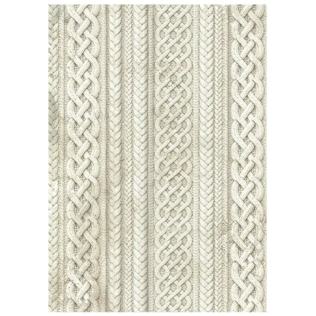 Σετ 8 ριζόχαρτα ντεκουπάζ Stamperia 10.5×14.8cm, White Christmas, Backgrounds 3