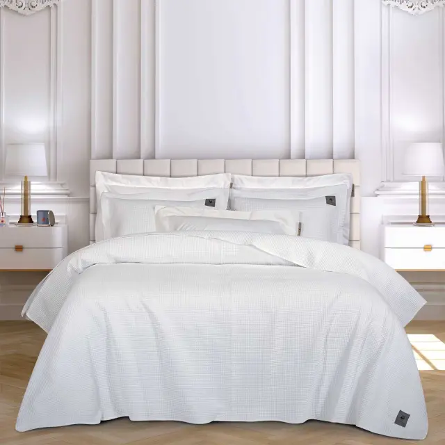Κουβερλί 240x250 King Size Essential Greenwich Polo Club 3494 White 100% Microfiber