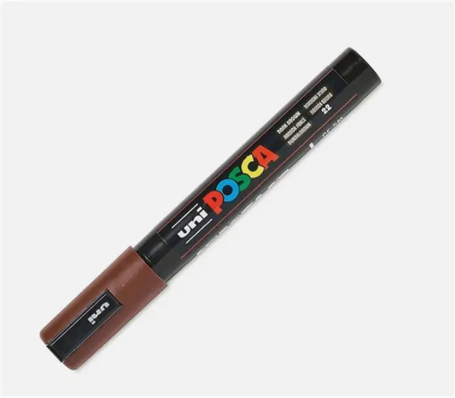 Μαρκαδόρος Posca Uni Μεσαίο Σκούρο Καφέ 2.5mm / PC-5M-ΣΚ.ΚΑΦΕ (Uni)