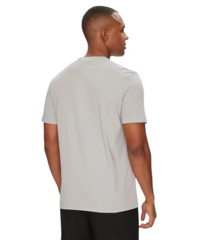 Calvin Klein - Ανδρικό T-shirt Cotton Badge Regular Fit LV04RC272G-RO2 Γκρι - 2XL 3