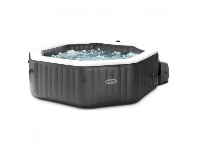 Φουσκωτό Τζακούζι Intex PureSpa Jet & Bubble Deluxe Octagon 4 ατόμων, με φυσαλίδες, Wi-Fi, χωρητικότητα 795lt και διαστάσεις 201x201x71cm - Carbon28458 2
