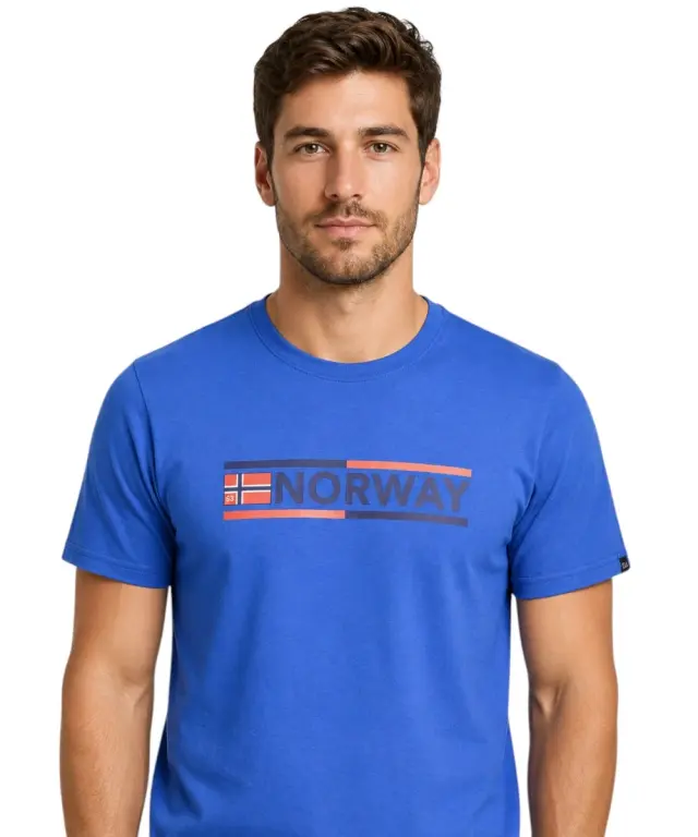 Norway Nautical School - Ανδρικό T-shirt Κοντομάνικο 866024-BLUETT Μπλε