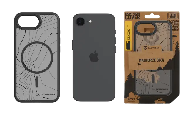 Tactical MagForce Hyperstealth Sika Cover for Apple iPhone 16e/17e Asphalt 3