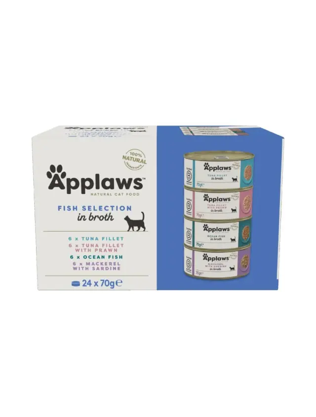 Applaws Multipack Fish Broth Selection 24x70g Pet Supplies