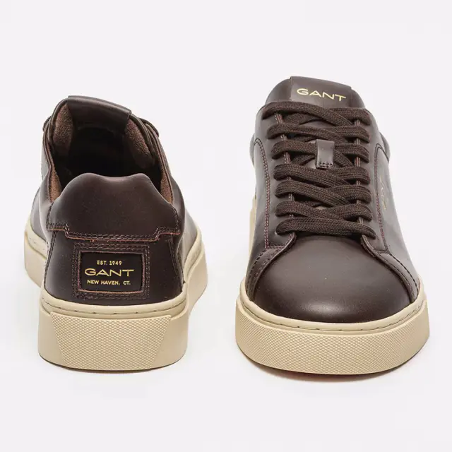Ανδρικά Δερμάτινα Sneakers Gant Mc Julien 29631555 G46 Καφέ Σκούρο Καφέ - 44 3
