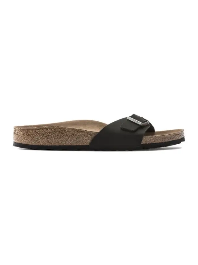 Birkenstock Πέδιλα Γυναικείο Birko-Flor(ανθεκτικό υλικό της Birkenstock-επιτρέπει την επαφή με το νερό) Μαύρο BIR/MADRID VEGAN 1020060 BLACK 3