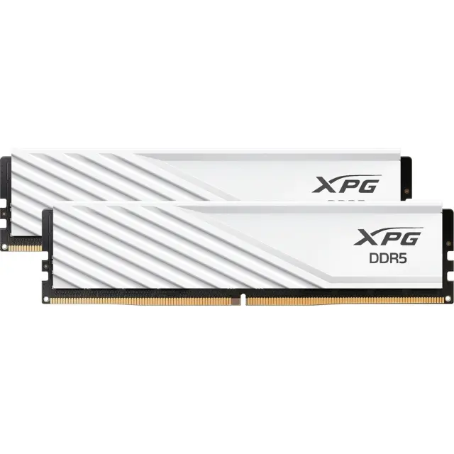 ADATA DIMM 32 GB DDR5-6000 (2x 16 GB) Dual-Kit (white, AX5U6000C3416G-DTLABRWH, XPG Lancer Blade RGB, INTEL XMP, AMD EXPO)