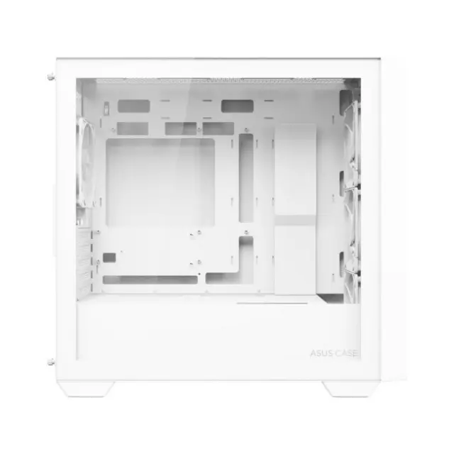 Asus PC Case A21 Plus TG ARGB ATX Midi Tower White (90DC00H3-B19010) 2