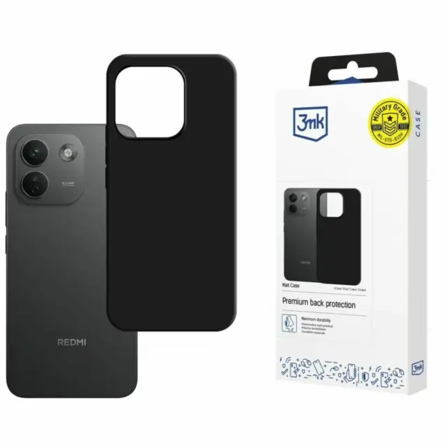 3mk® Matt Θήκη για Redmi Note 17 Pro Plus 5G- Black.