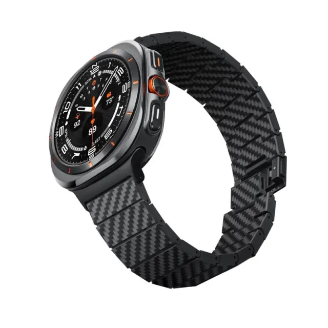 Pitaka Carbon fiber strap, black - Galaxy Watch, Galaxy Watch Ultra 2