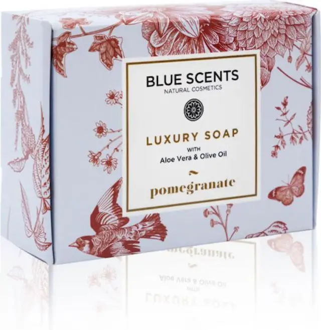Blue Scents Luxury Soap Pomegranate με Ελαιόλαδο 135gr