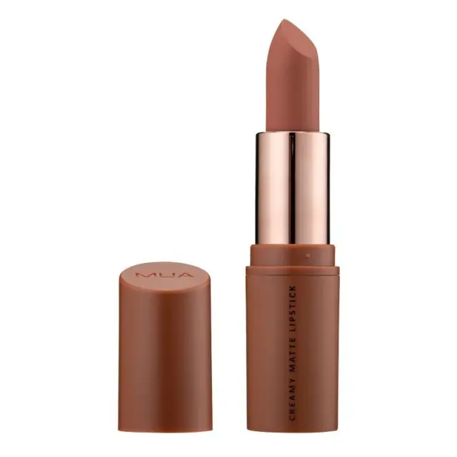 MUA Ματ Κραγιόν Creamy Matte Lipstick Sincere Μπεζ Σκούρο 3.2gr