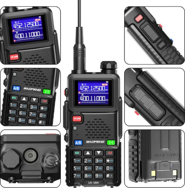 Baofeng UV-5RH Ασύρματος Πομποδέκτης UHF/VHF 10W με Έγχρωμη Οθόνη 3