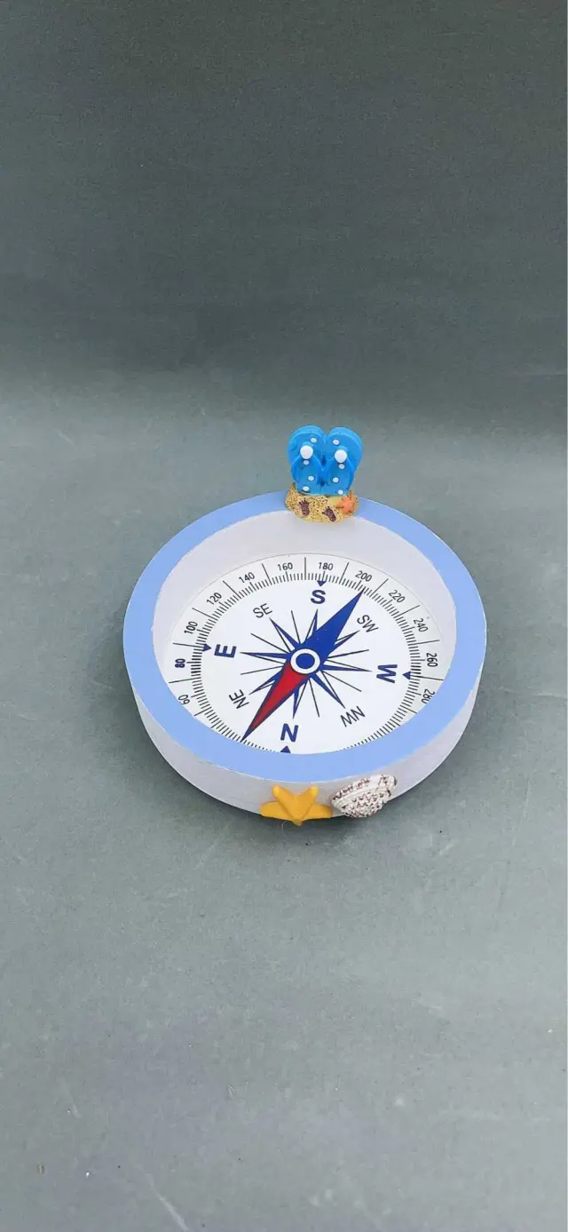 Διακοσμητικό Souvenir τασάκι Πυξίδα - Σετ 2 τεμάχια - LY2647 - 125542 2