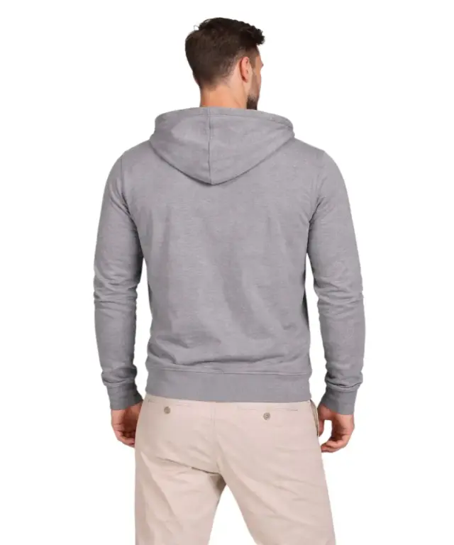 U.S. Polo Assn. - Ανδρική Φούτερ Ζακέτα με Κουκούλα και Τσέπες 63025-53223-189 Γκρι 2