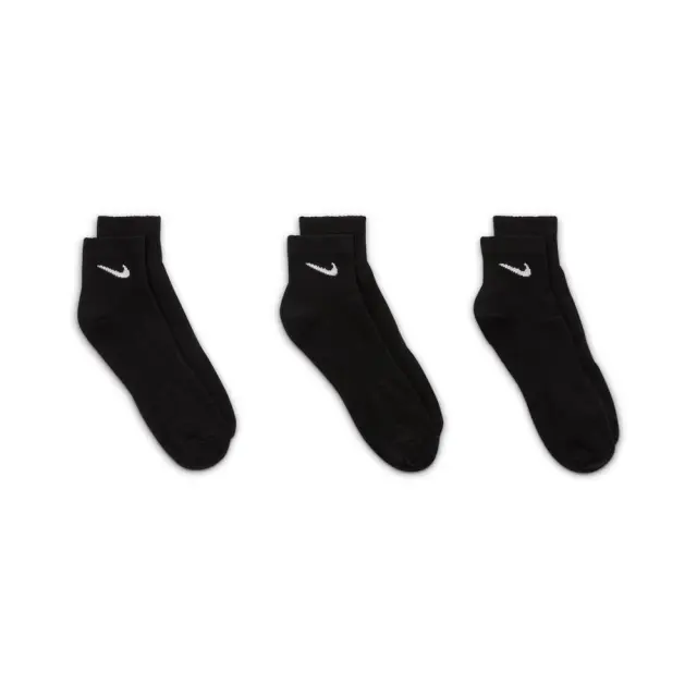 Nike Everyday Lightweight (3Pair) (SX7677-010) - Μαύρο 3