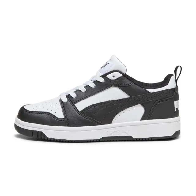 Puma Kids Rebound v6 Lo JR Μαύρο - Άσπρο 393833-01 (Puma)