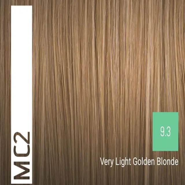 Sensus MC2 Permanent Hair Color 9.3 Very Light Golden Blonde 100ml - (μόνιμη βαφή χωρίς αμμωνία πολύ ανοιχτό ξανθό ντορέ) 2