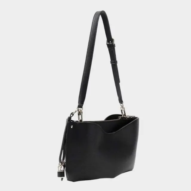 Guess - Γυναικεία Τσάντα Bianca Shoulder Bag HWBG9907170-BLA Μαύρο 2