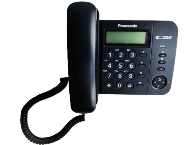 Panasonic KX-TS560EX2B Ενσύρματο Τηλέφωνο Γραφείου Μαύρο 2
