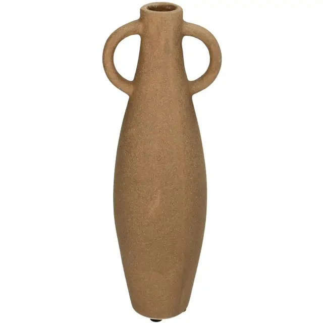 Βάζο Καφέ Κεραμικό 8.5x6.5x25cm