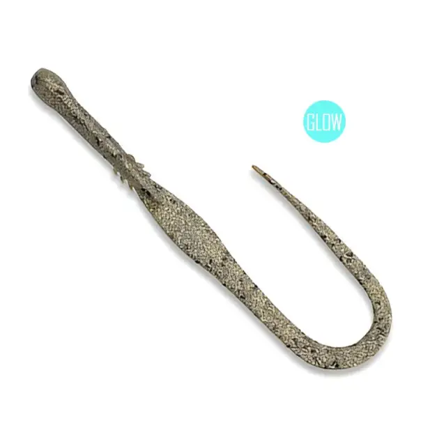 Σιλικονούχα Ecogear Jukusei Tairaba Aqua Kuwase Curly Slim 7.5cm #J16
