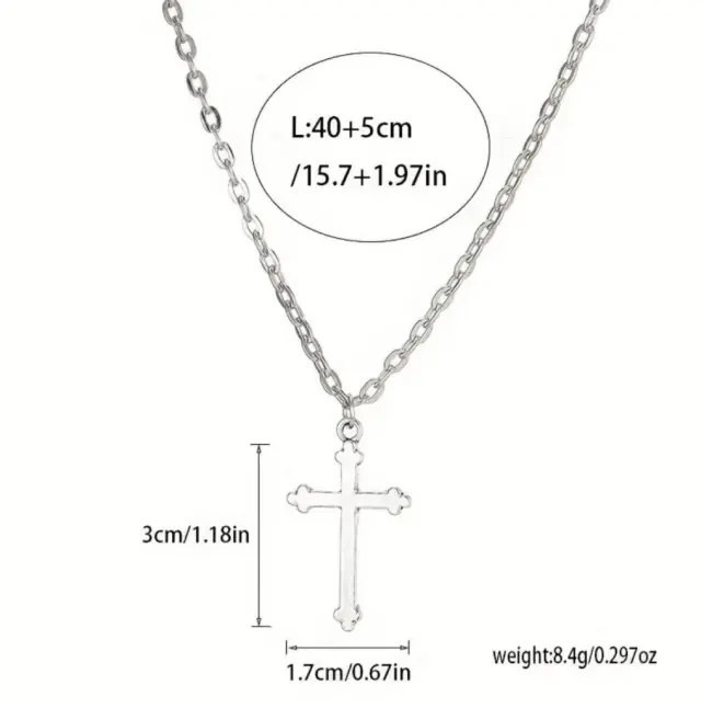 Ghetto Cross Pendant Necklace 3