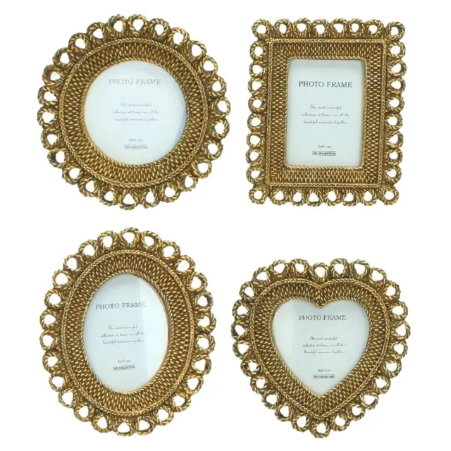 Κορνίζα Χρυσό Polyresin 6x9cm Σε 4 Σχέδια