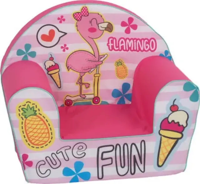 Delsit Παιδική Πολυθρόνα Με Μπράτσα Cute Fun Flamingo