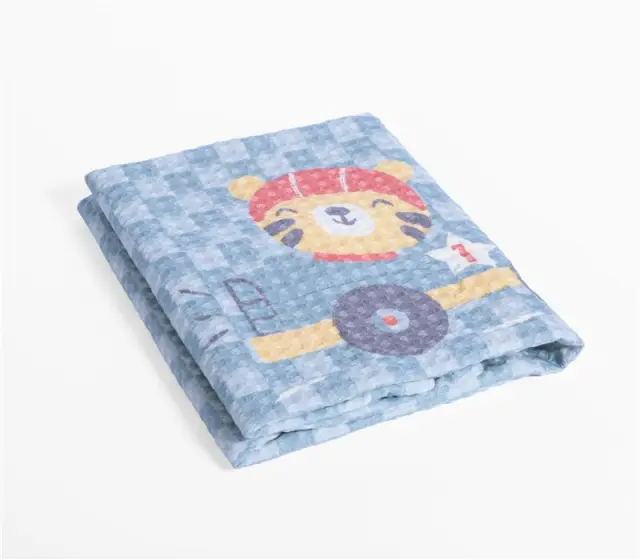 Nef-Nef Super Boy βρεφική κουβέρτα κούνιας πικέ 110x150cm 039483-1 - OS
