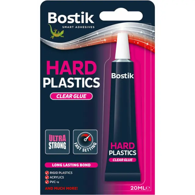 ΚΟΛΛΑ ΓΙΑ ΣΚΛΗΡΑ ΠΛΑΣΤΙΚΑ BOSTIK HARD PLASTICS 20ML 30803651