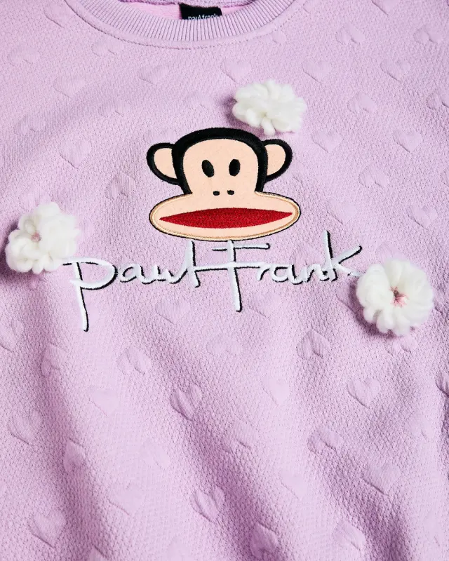 Σετ φούτερ Paul Frank με χνουδωτά μανίκια 3