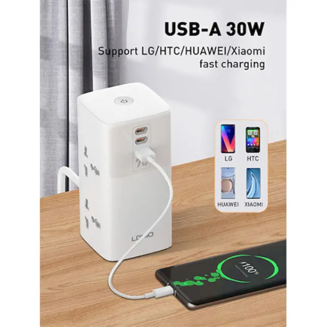 Ldnio Universal Πολύπριζο Desktop 70w Sc4383 2