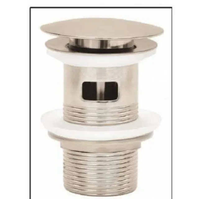 41-2111 ΒΑΛΒΙΔΑ ΝΙΠΤ CLICK ST/ST 7,8CM ΜΕ ΥΠΕΡΧ gold brushed GLORIA