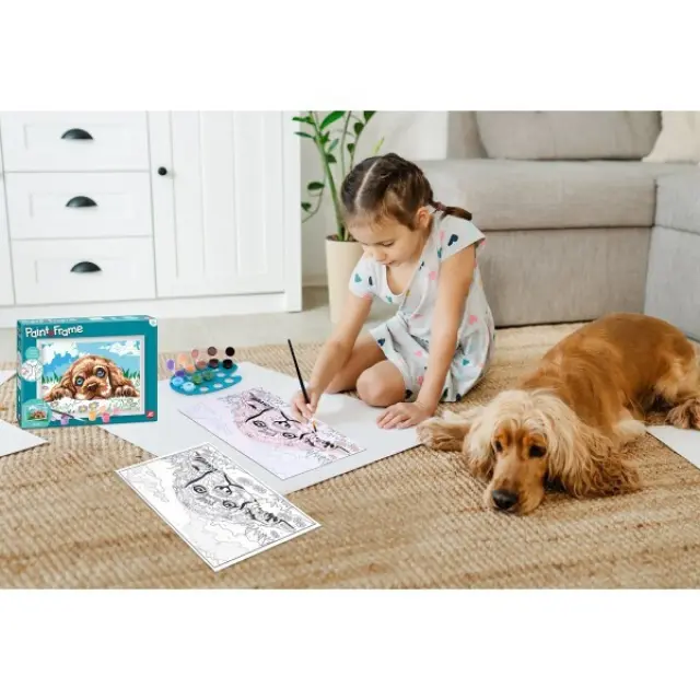 Paint & Frame Ζωγραφίζω Με Αριθμούς Loving Puppy / 41012 (HappiHobbi) 3