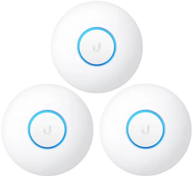 Ubiquiti UniFi UAP-nanoHD-3 Access Point, PoE adapter not included, 3 pack