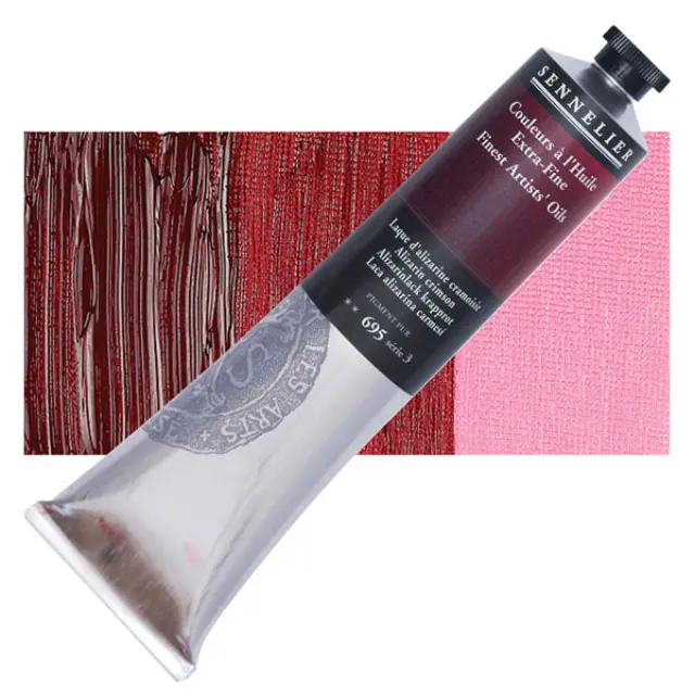 Sennelier Λάδι Finest Artists Oil 695 Alizarin Crimson - 200ml
