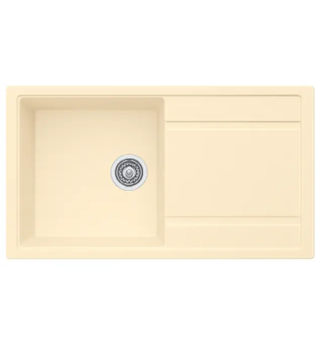 ΝΕΡΟΧΥΤΗΣ ΑΠΟ ΓΡΑΝΙΤΗ ΕΝΘΕΤΟΣ UNIXTON PAN-86 85X50 1B 1D Cream