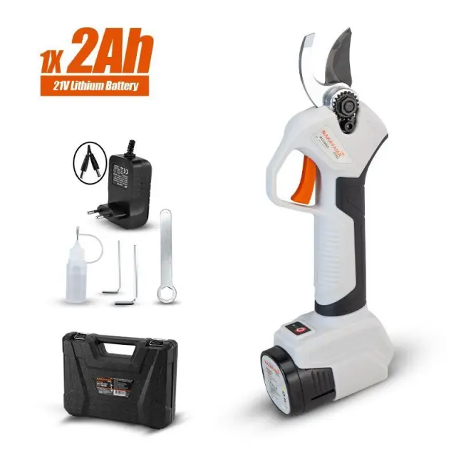 Nakayama PRO EC1300 - Ψαλίδι Κλάδου Μπαταρίας 16.8V, Brushless, Κοπή 0-22/0-28mm, 690gr ,Μπαταρία 2Ah (053064) 2
