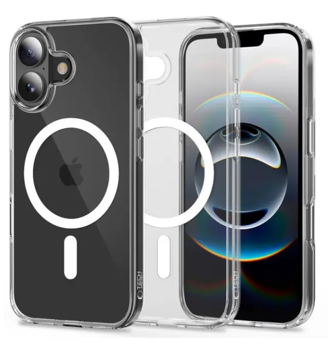 Tech-Protect Θήκη Κινητού iPhone 17 Flexair Hybrid Magsafe Clear