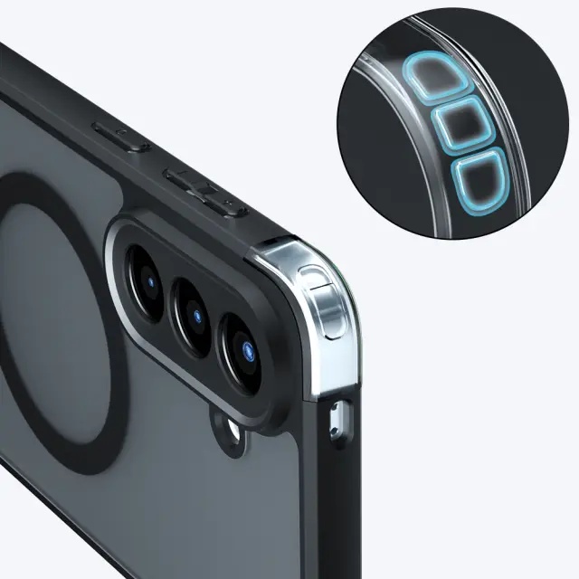 Techsuit® PureFrost MagSafe για Galaxy A57 5G -Frosted Black 2