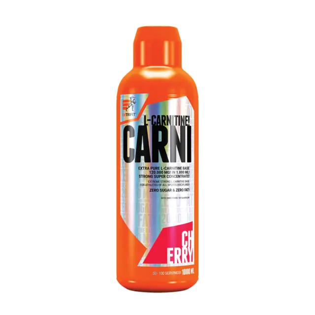 Extrifit Carni Liquid 120,000 mg cherry, 1000-ml
