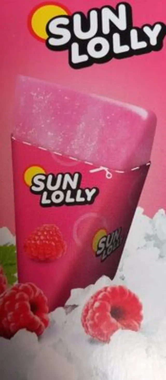 Sun Lolly Γρανίτα Raspberry σε Φακελάκια 8x60ml