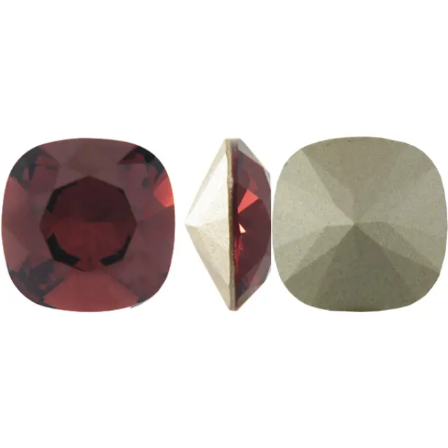 Swarovski 4470 Cushion Square Burgundy 10mm - 1τεμ